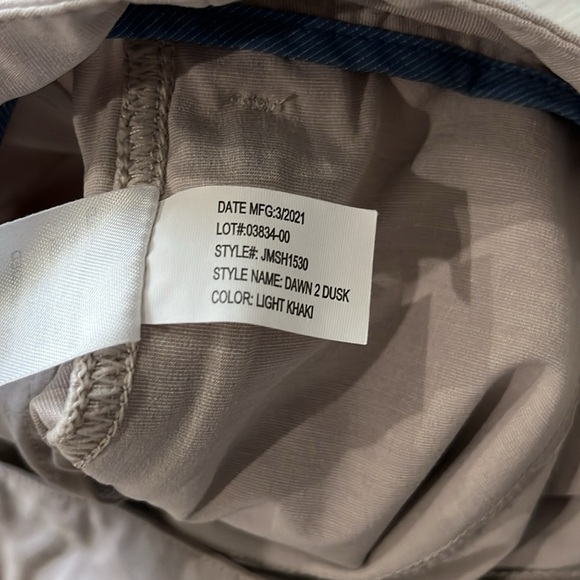 Johnnie O Dawn 2 Dusk Hybrid Zip Pocket Shorts Golf Summer Everyday‎ 7” Men’s 33 - Picture 12 of 14